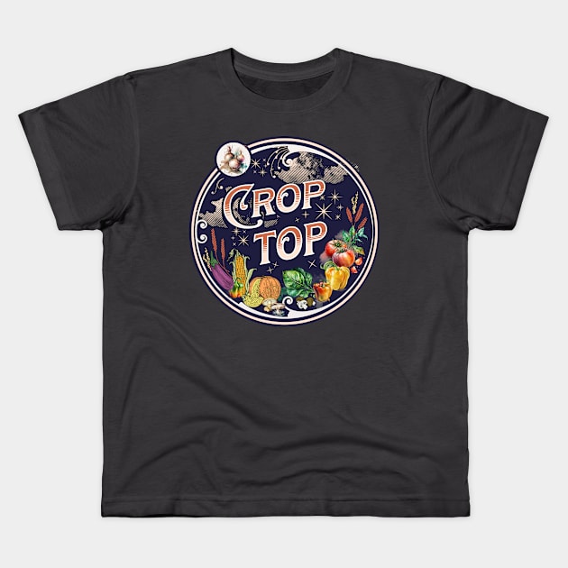 Crop Top Kids T-Shirt by TempoTees